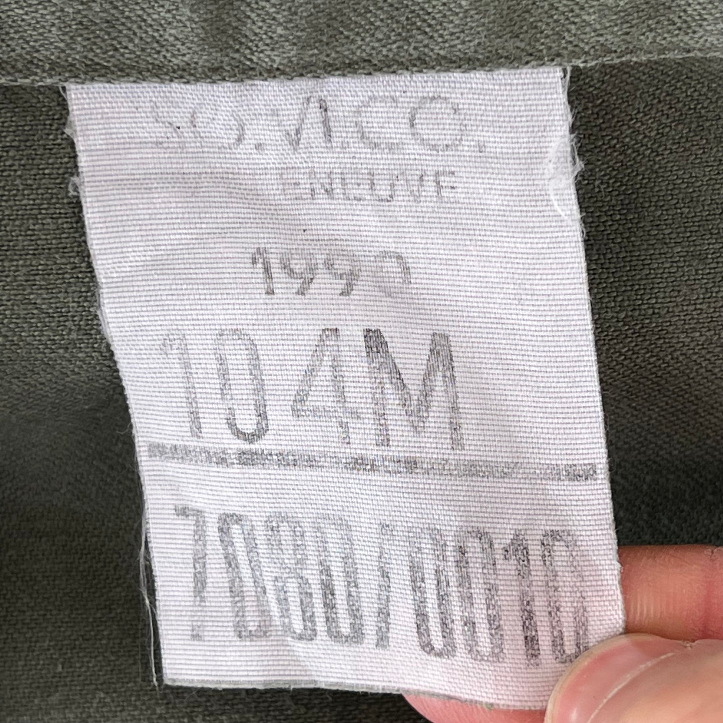 French Army Olive Green F2 Jacket - Medium 104M
