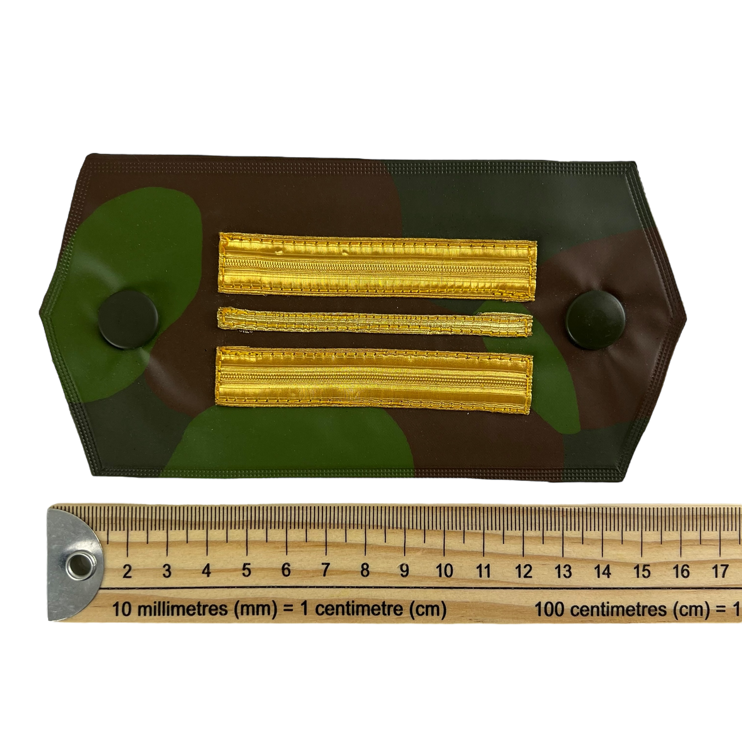 Finnish Army M91 Camo Pair of Captain Rank Cuff Tabs