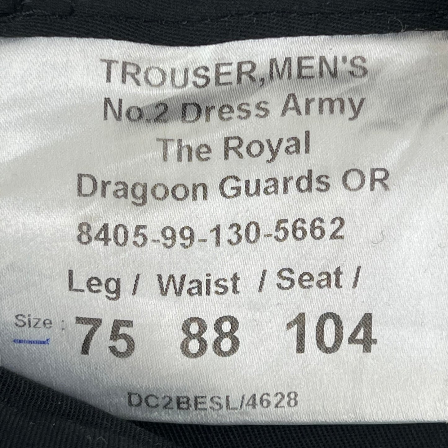 British Army Royal Dragoon Guards No. 2 Dress Trousers - W34 L29