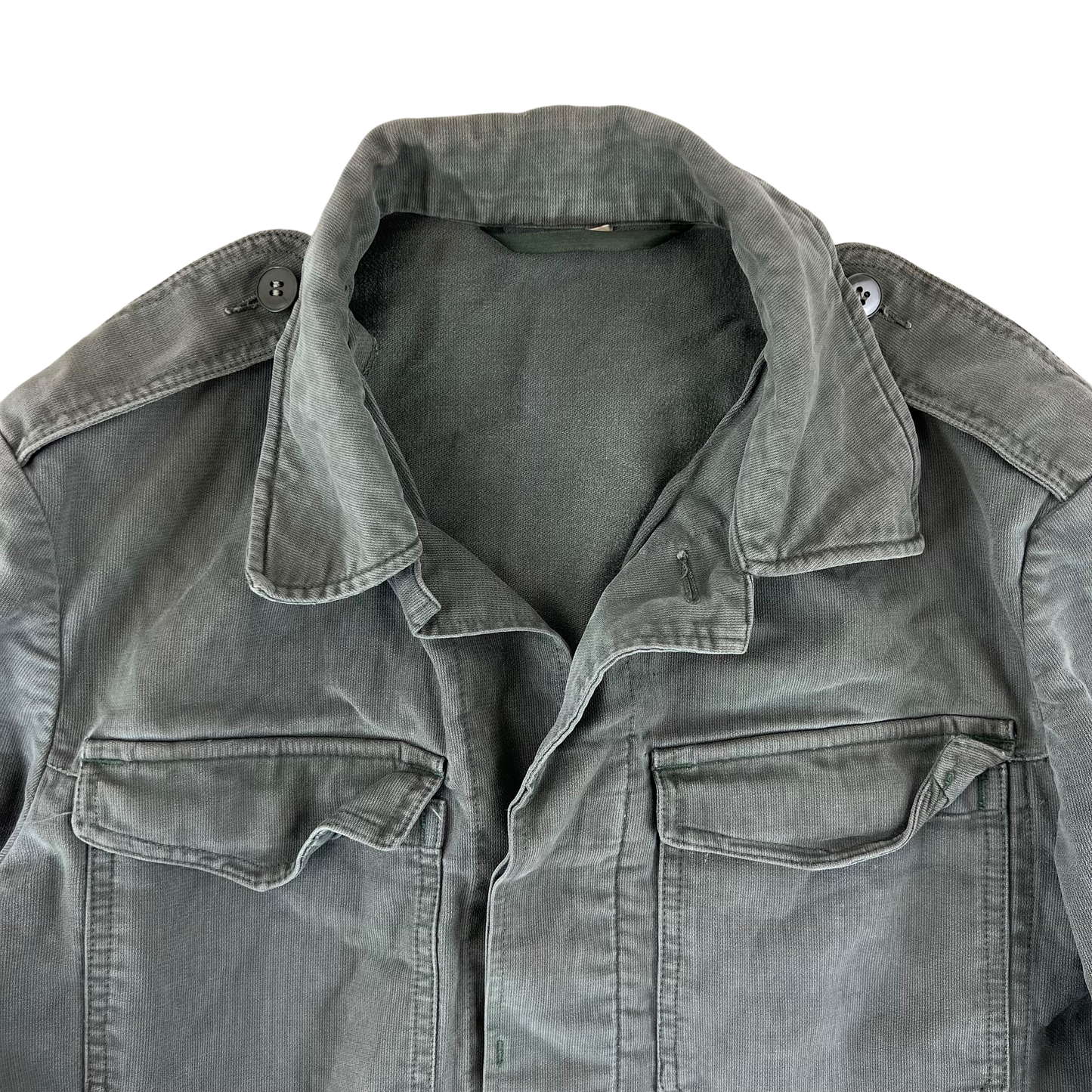 West German Army Field Grey Long Sleeve Field Shirt - Medium