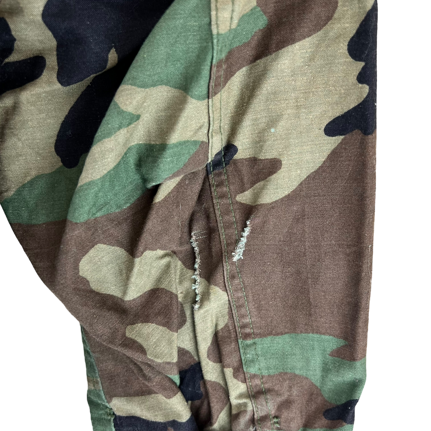 US Army M81 Woodland Camo M65 Cold Weather Field Coat - Small