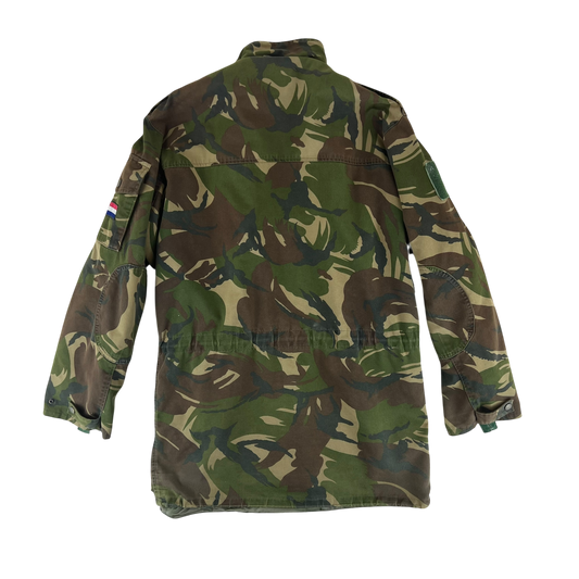 Dutch Army M93 DPM Woodland Camouflage Combat Jacket w/ Waterproof Liner - Large