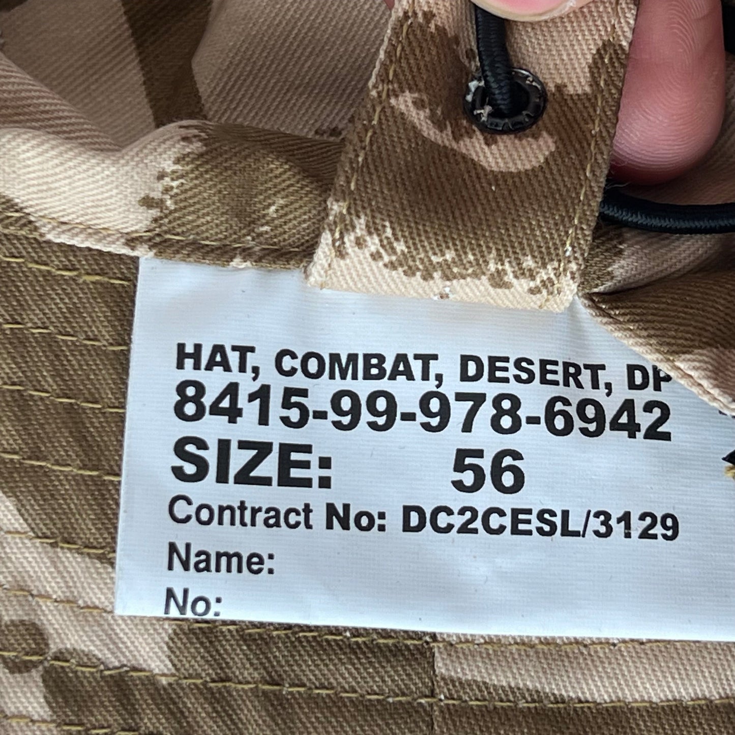 British Army Desert DPM Camouflage Boonie - Small 56cm