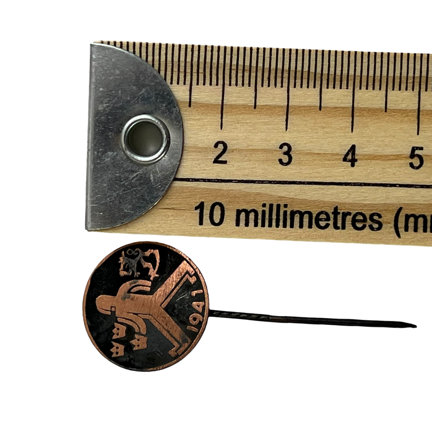 Finnish & Swedish Civilian International Match March 1941 Pin