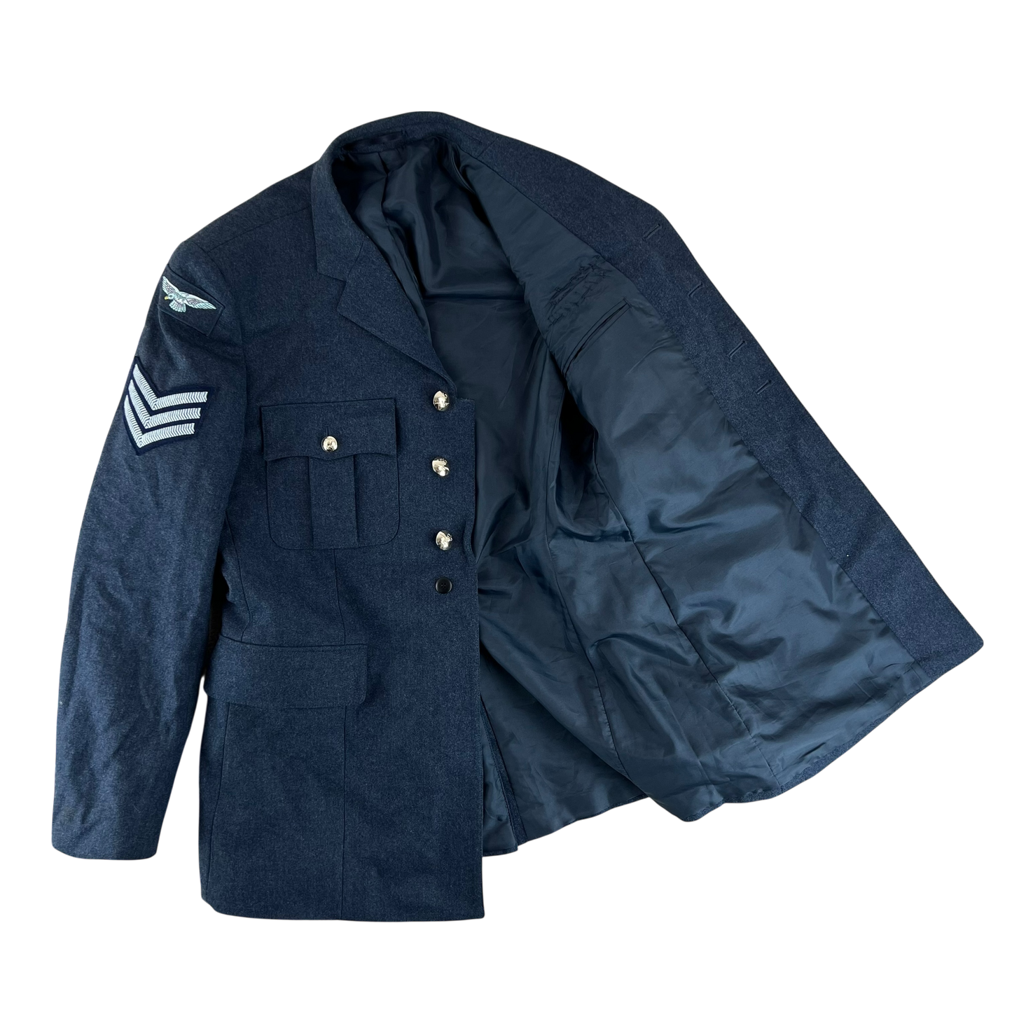 British Royal Air Force No. 1 O.A. Dress Jacket w/ Belt - Large