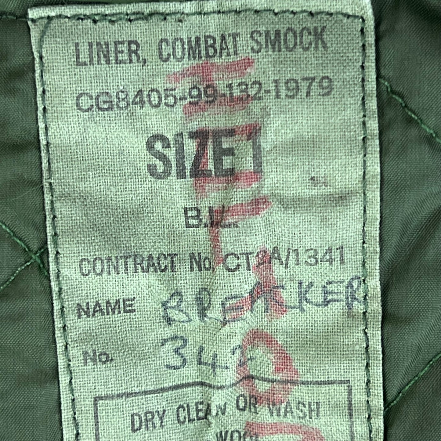 British Army Cold Weather Jacket Gilet Liner - Medium SIZE 1