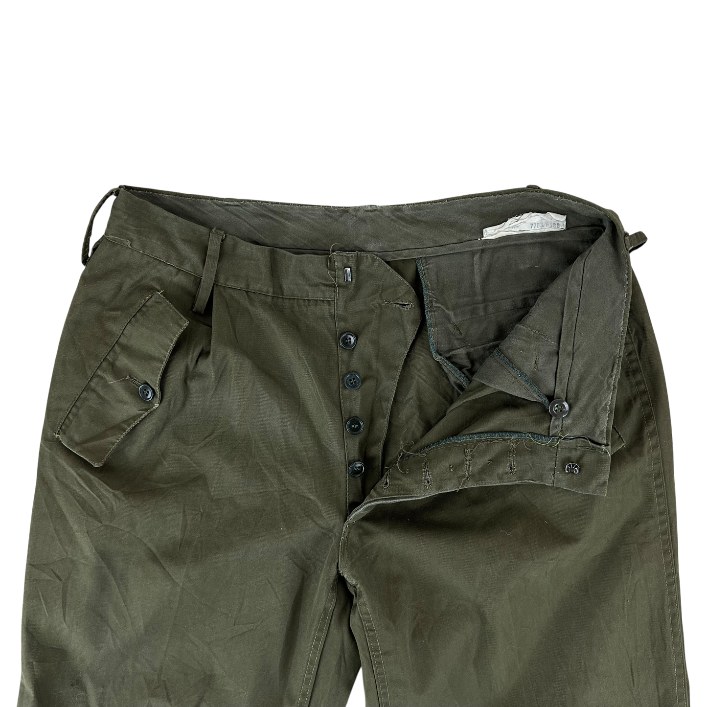 Italian Army Olive Drab Roma 75 Trousers - W32 L29.5