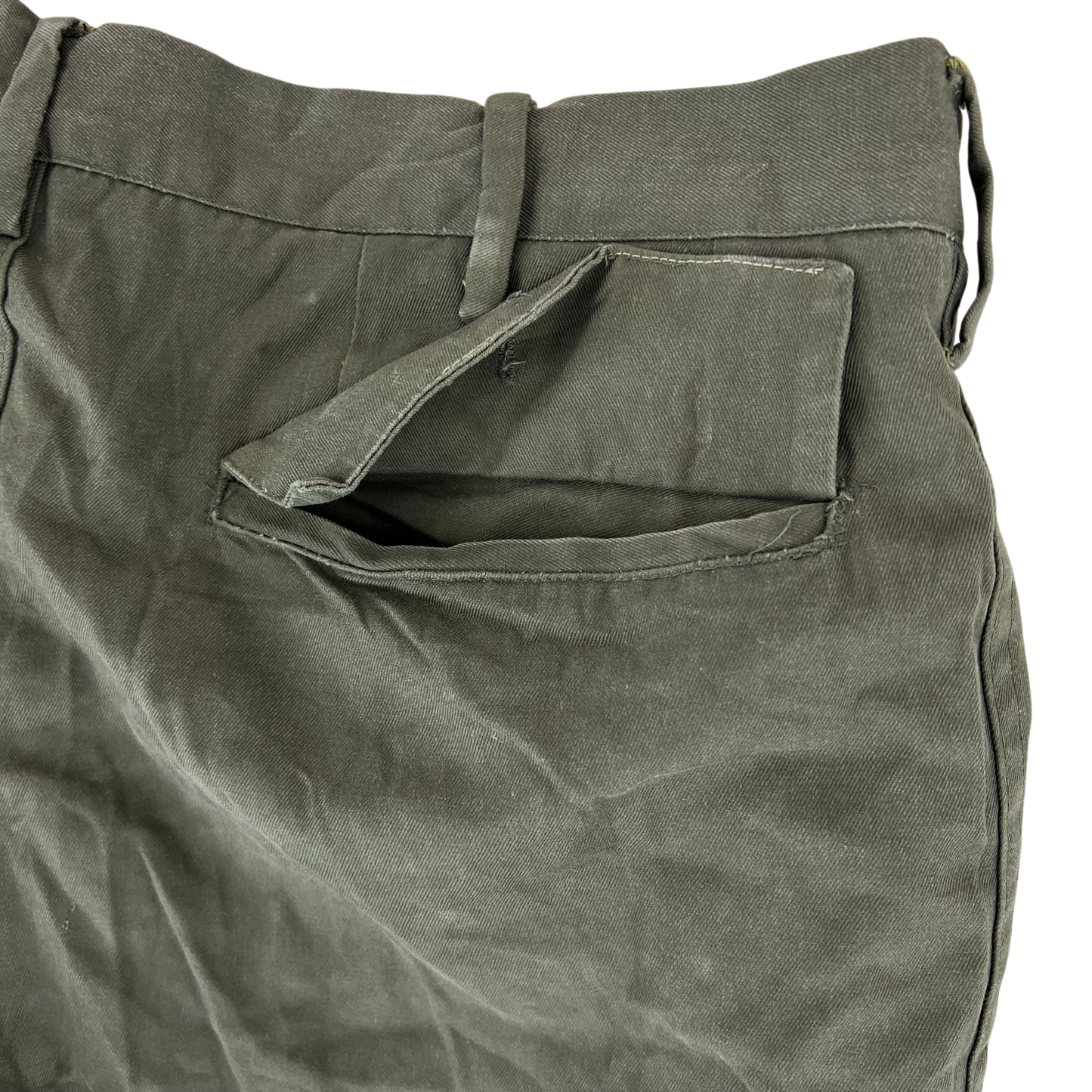 Italian Army Olive Drab Roma 75 Trousers - W34 L26.5