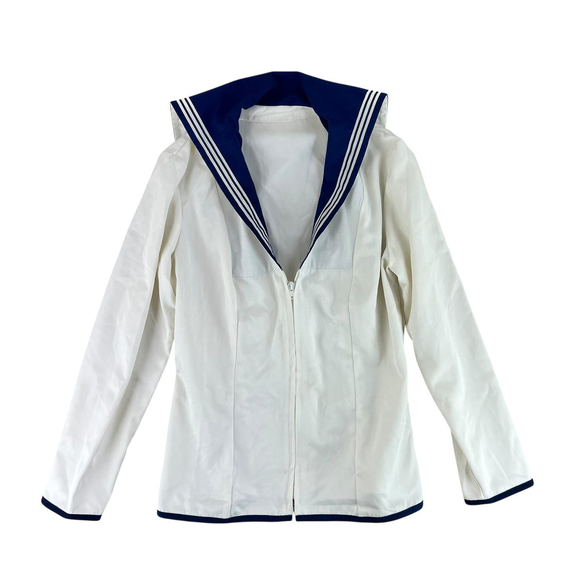 British Royal Navy Women's Class II White Jumper Sailor's Top - Medium 178/96