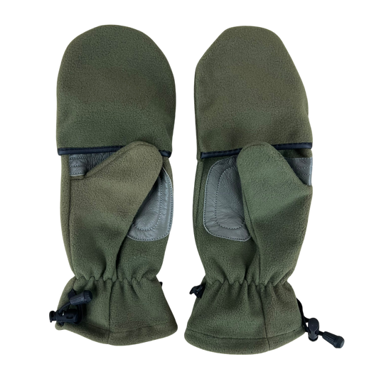 Dutch Army Winter Fingerless Gloves / MIttens - Large