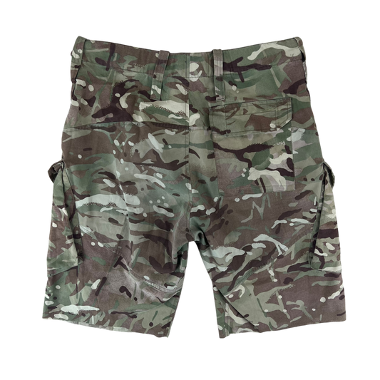 British Army MTP Camouflage Field Tailored Combat Shorts - W34
