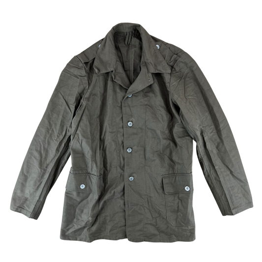 Swedish Army M40 "Grötrock" Brown Work Jacket - Medium