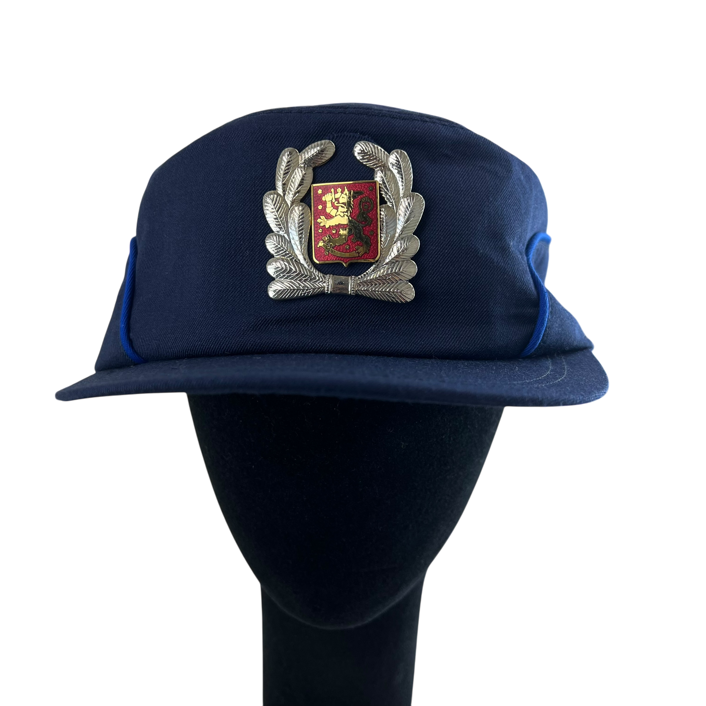 Finnish Police Summer Cap w/ Badge - Medium 57cm