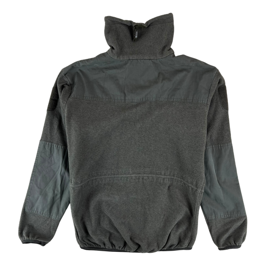 Austrian Army Olive Fleece Cardigan - Small 88-92 III/IV