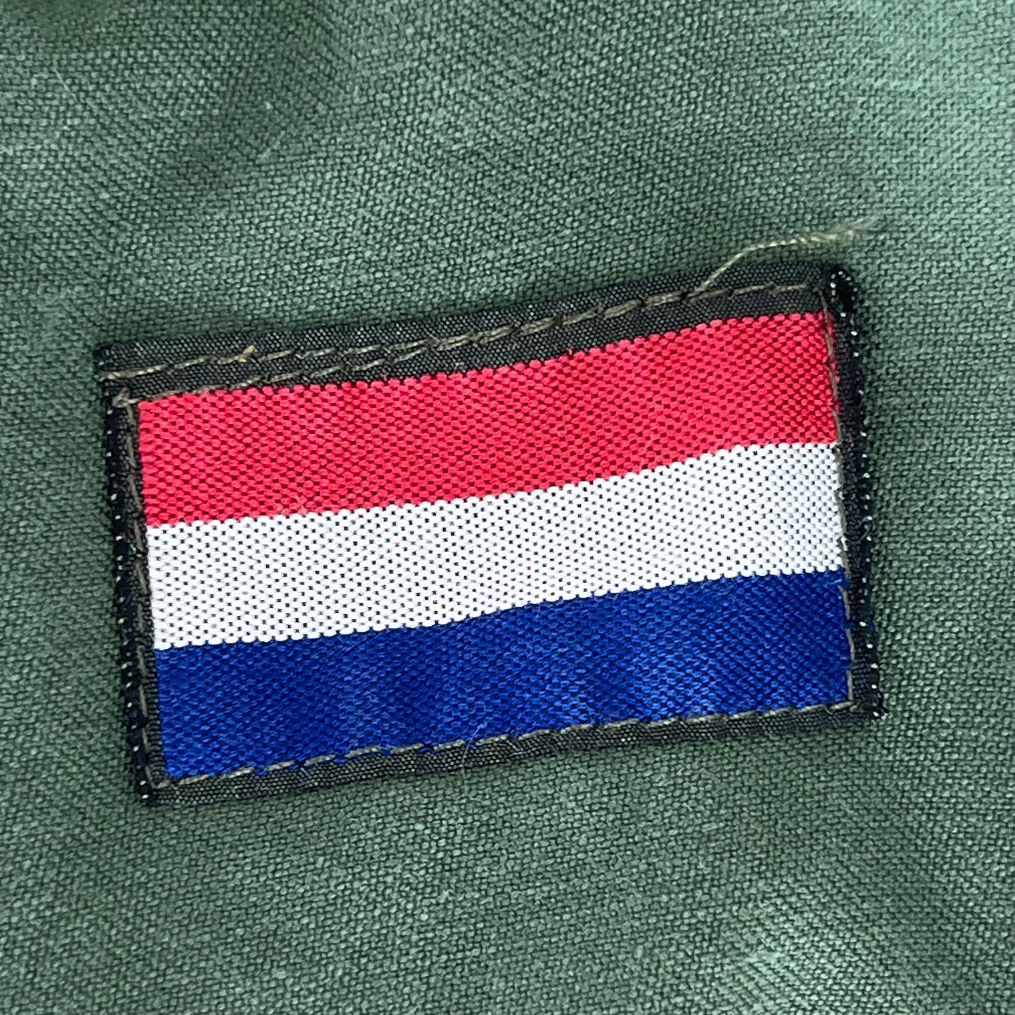Dutch Army Field Shirt Jacket Green Long Sleeve - Large