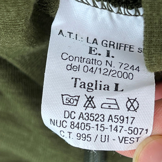 Italian Army Pullover Norgie Green - Medium
