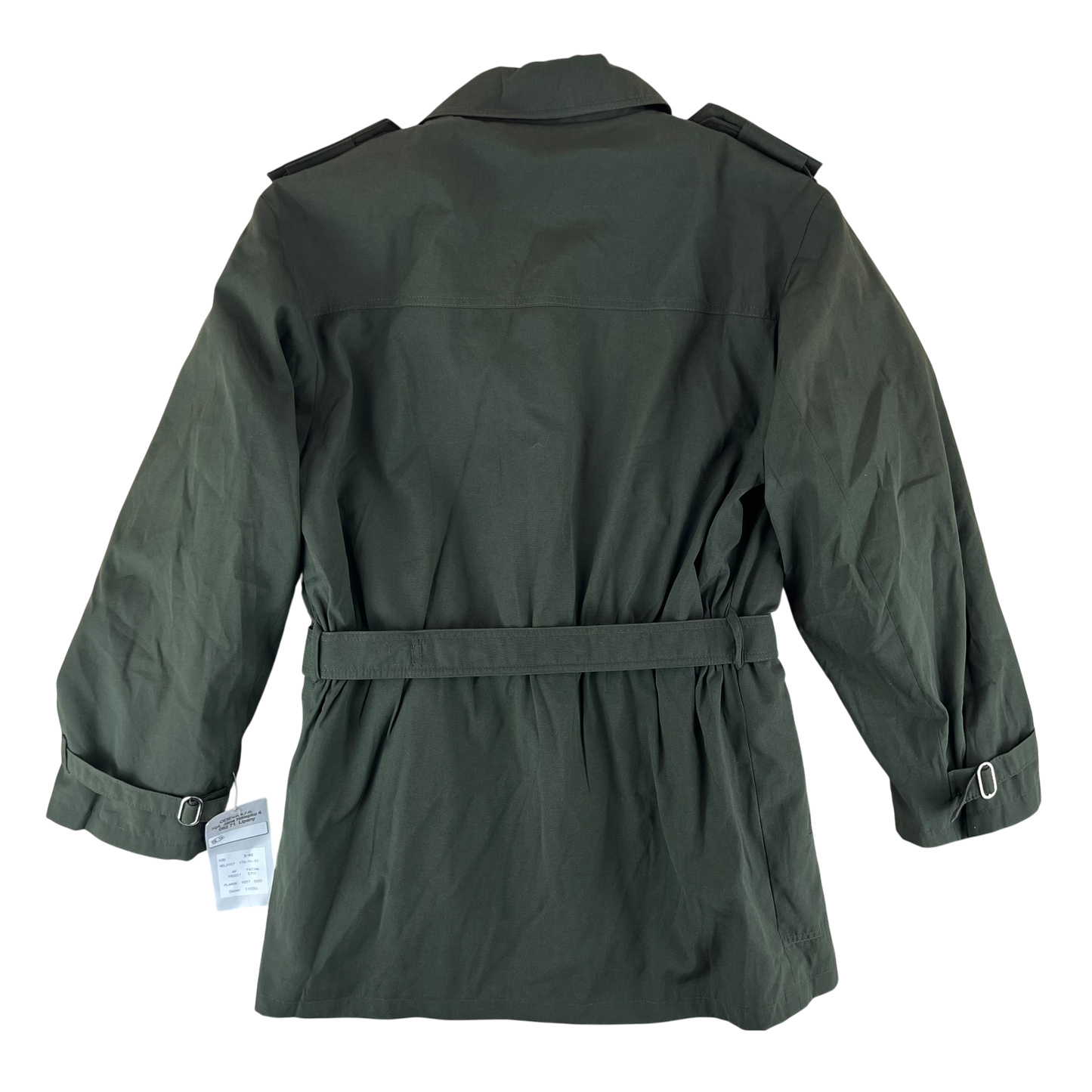 Slovak Army M97 Guard's Coat Olive Drab w/ Liner - Medium