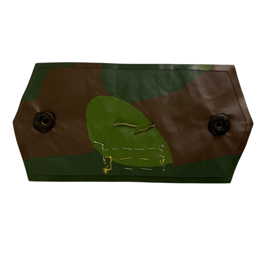 Finnish Army M91 Camo Captain Rank Single Cuff Tab w/ Badge