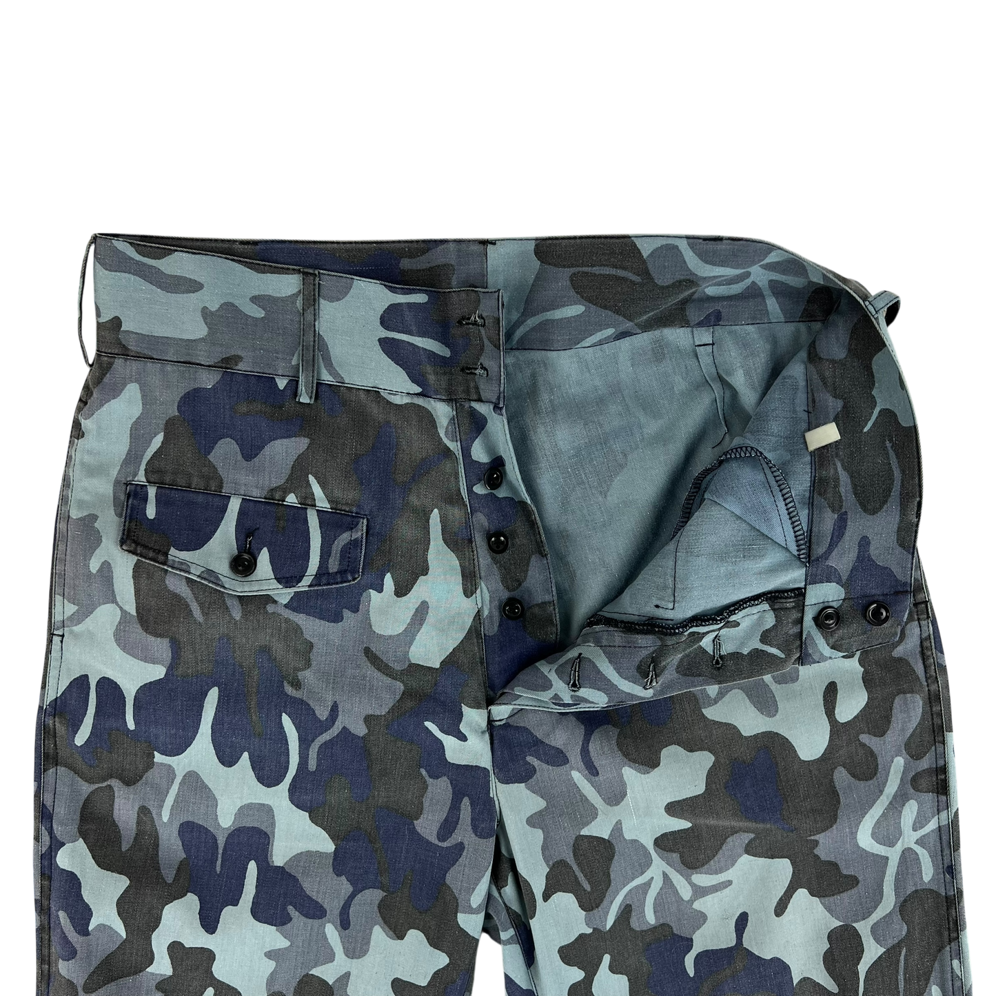 Romanian Army / Police M1990 Blue Leaf Camouflage Trousers - W34 L30.5