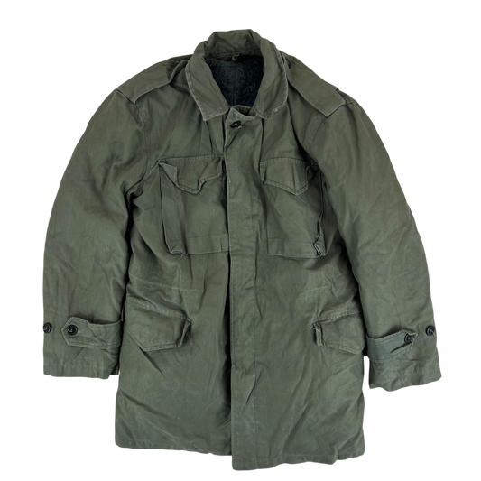 Greek Army M65 Jacket w/ Faux Fur Liner - Medium