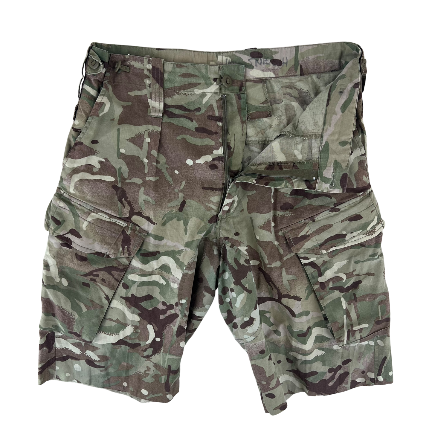 British Army MTP Camouflage Field Tailored Combat Shorts - W34