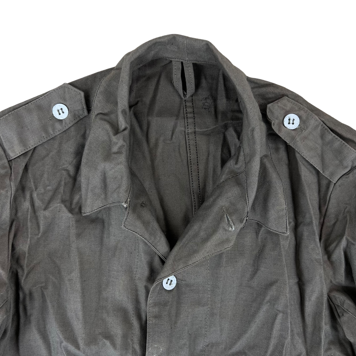 Swedish Army M40 "Grötrock" Brown Work Jacket - Large