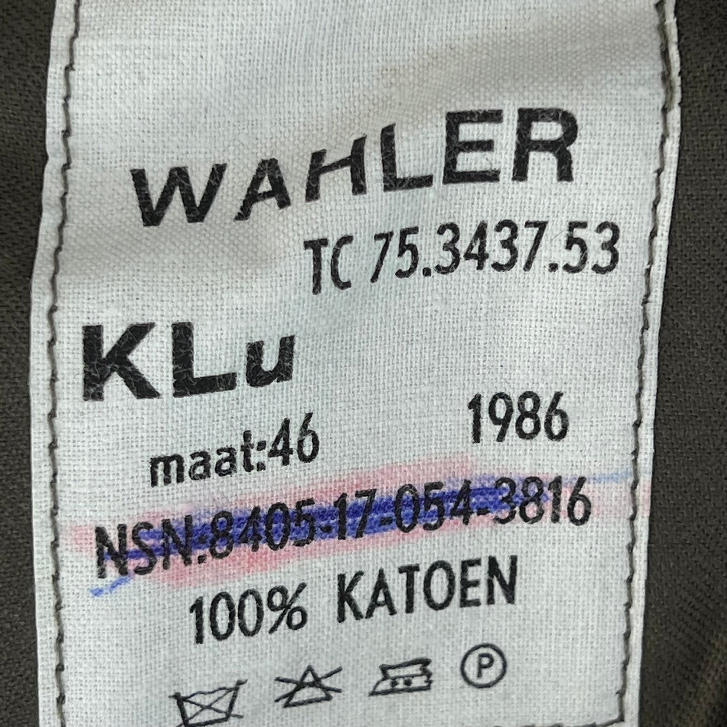 Dutch Air Force 80s Grey Combat Trousers - W31 L29