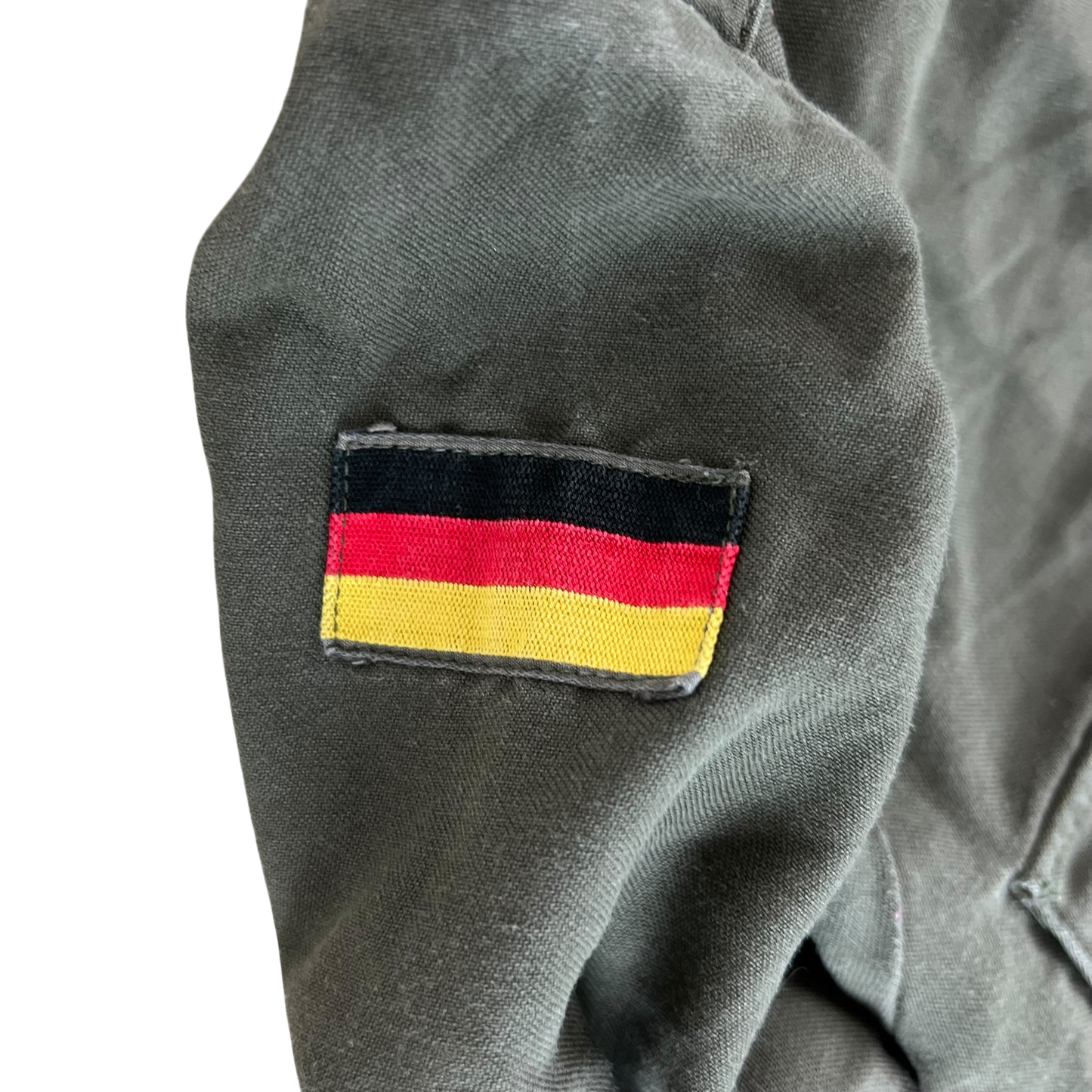 German Army Olive Green Long Sleeve Field Shirt - Medium