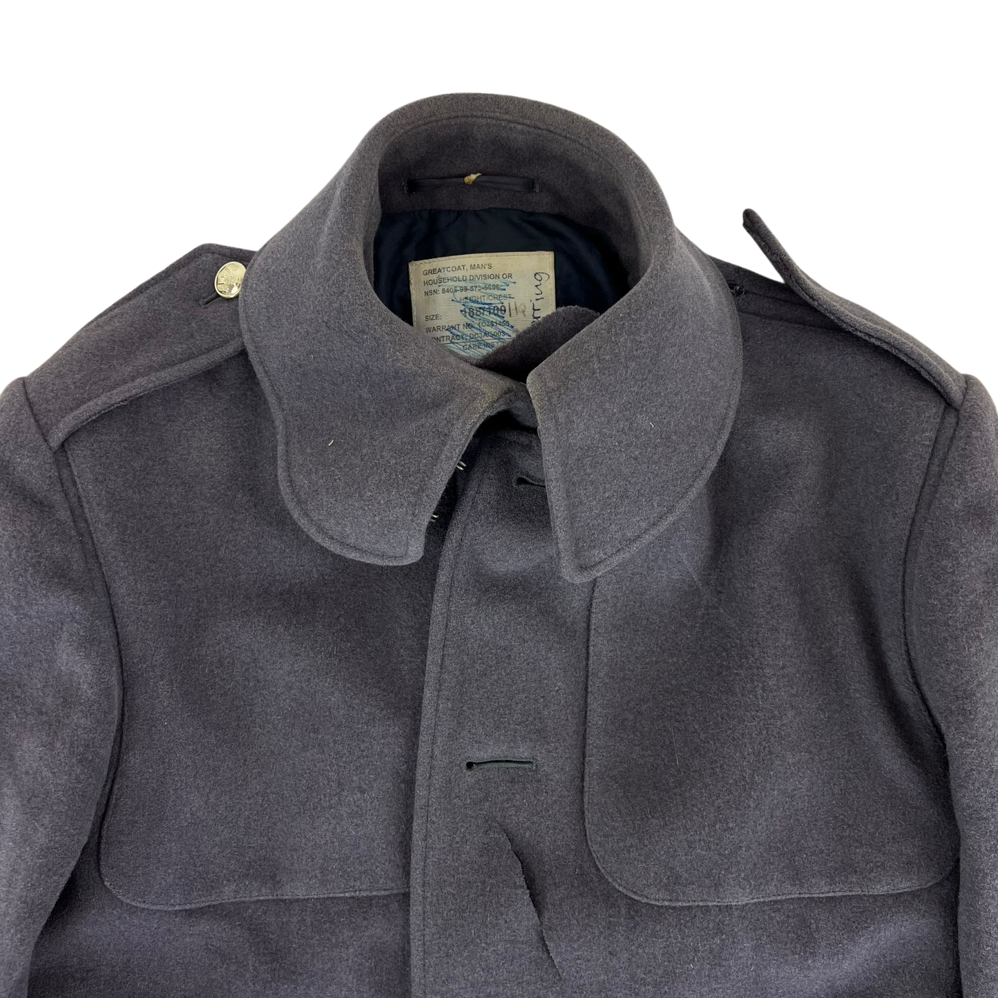 British Army Footguards Wool Greatcoat - Medium