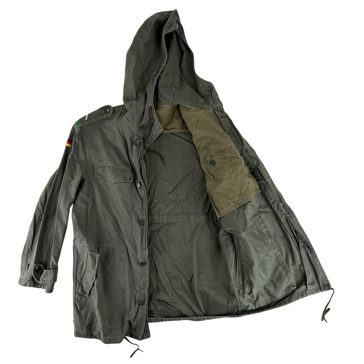 West German Army Parka Olive Drab - Large GrNr 7