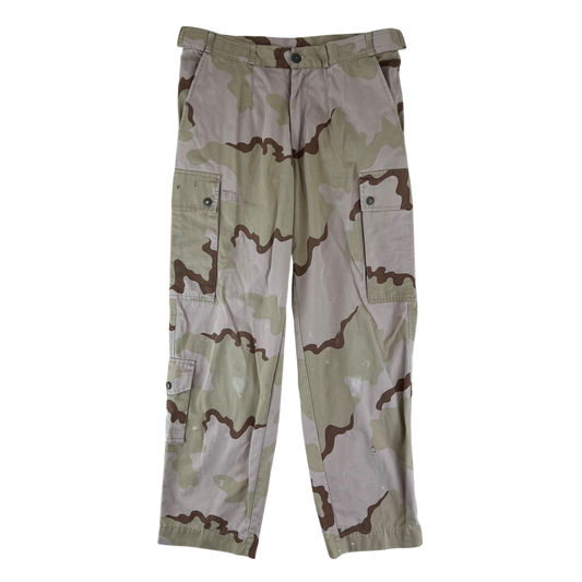 Dutch Army M93 Desert Tricolour Camouflage Combat Trousers - W33 L31