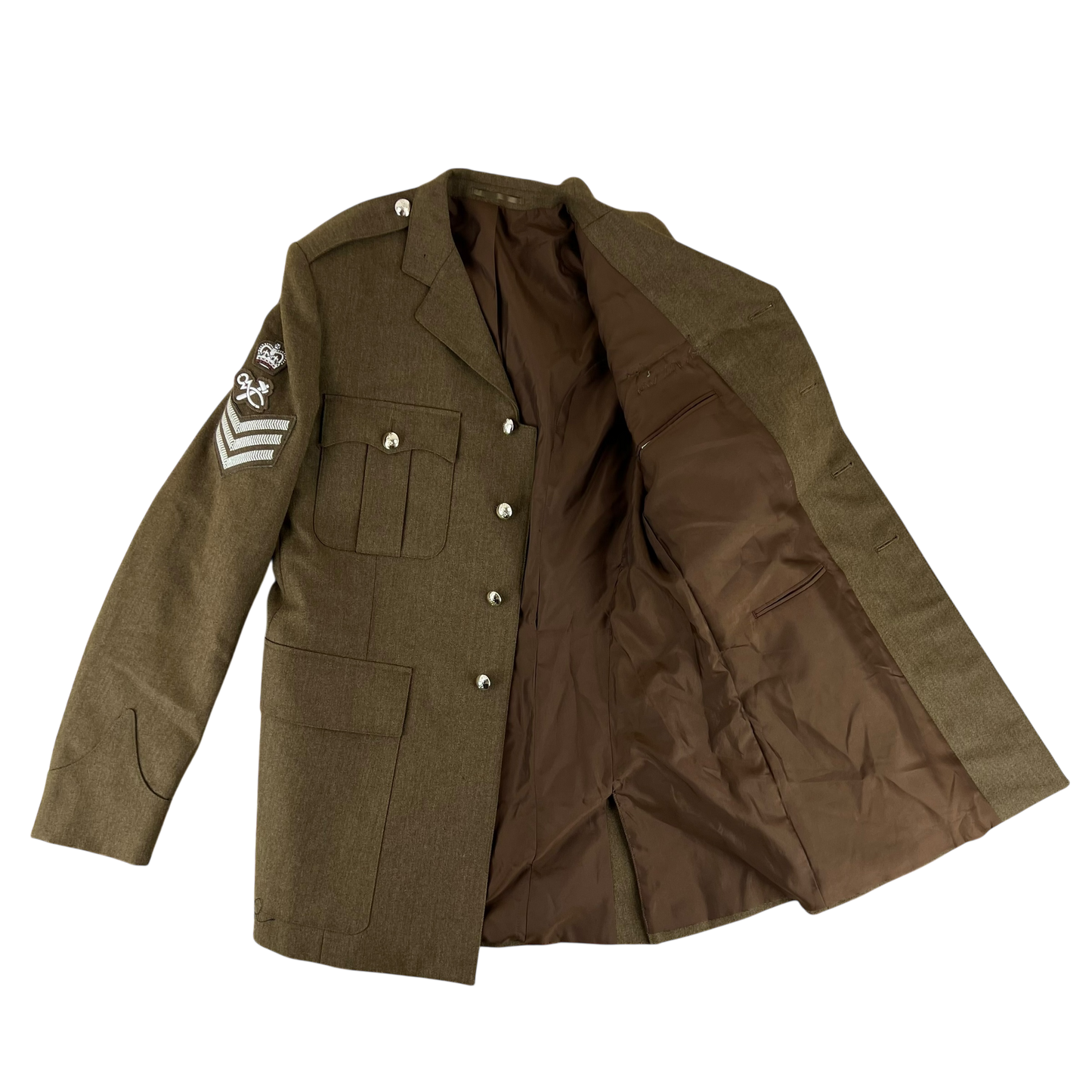 British Army No. 2 Brown Dress Jacket - REME - Large 188/104