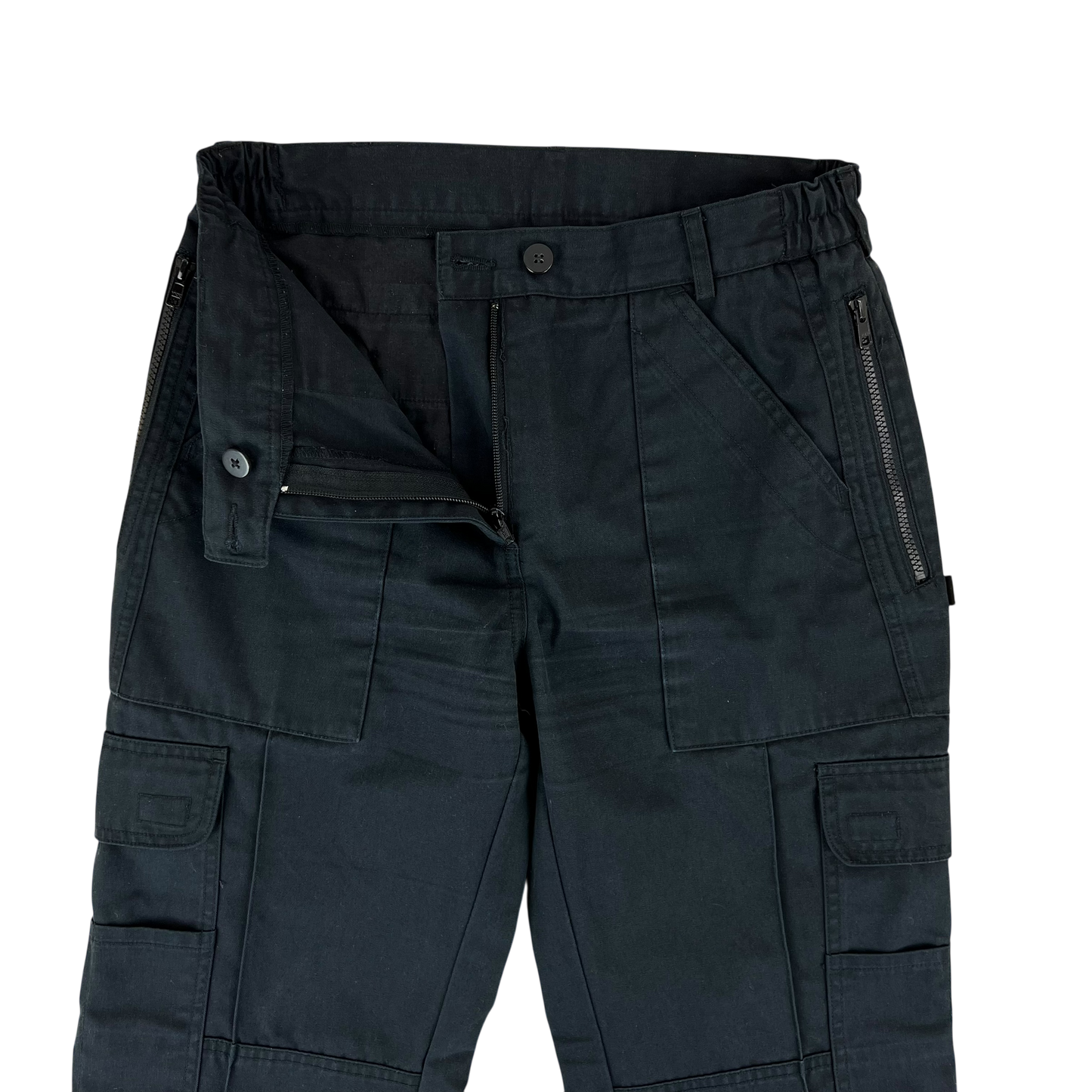 British Police Women's MoD Black Utility Trousers - W32 L31.5