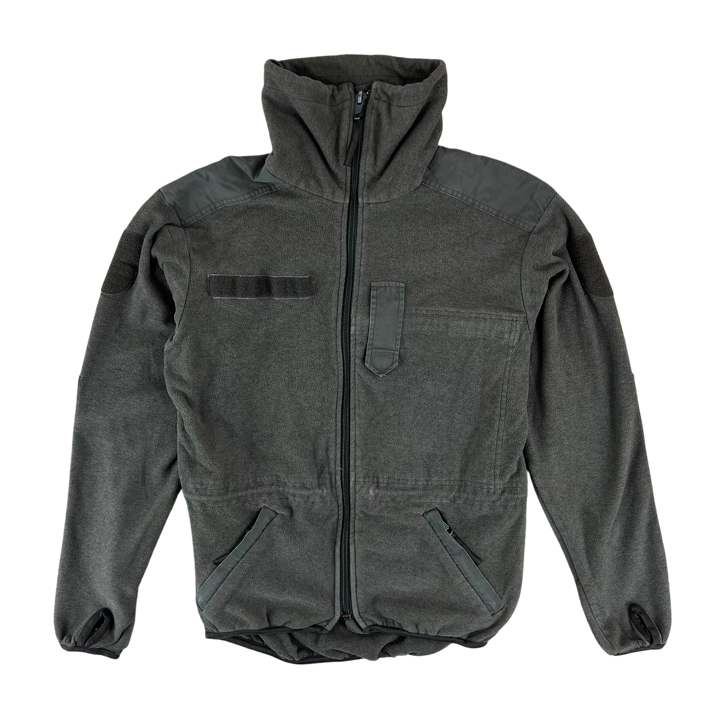 Austrian Army Olive Fleece Cardigan - Small 88-92 III/IV