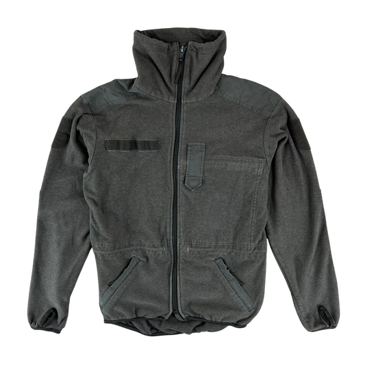 Austrian Army Olive Fleece Cardigan - Small 88-92 III/IV