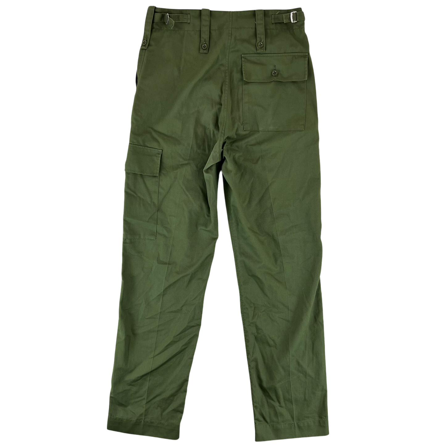 British Army Olive Green Fatigue Work Trousers - W32 L32
