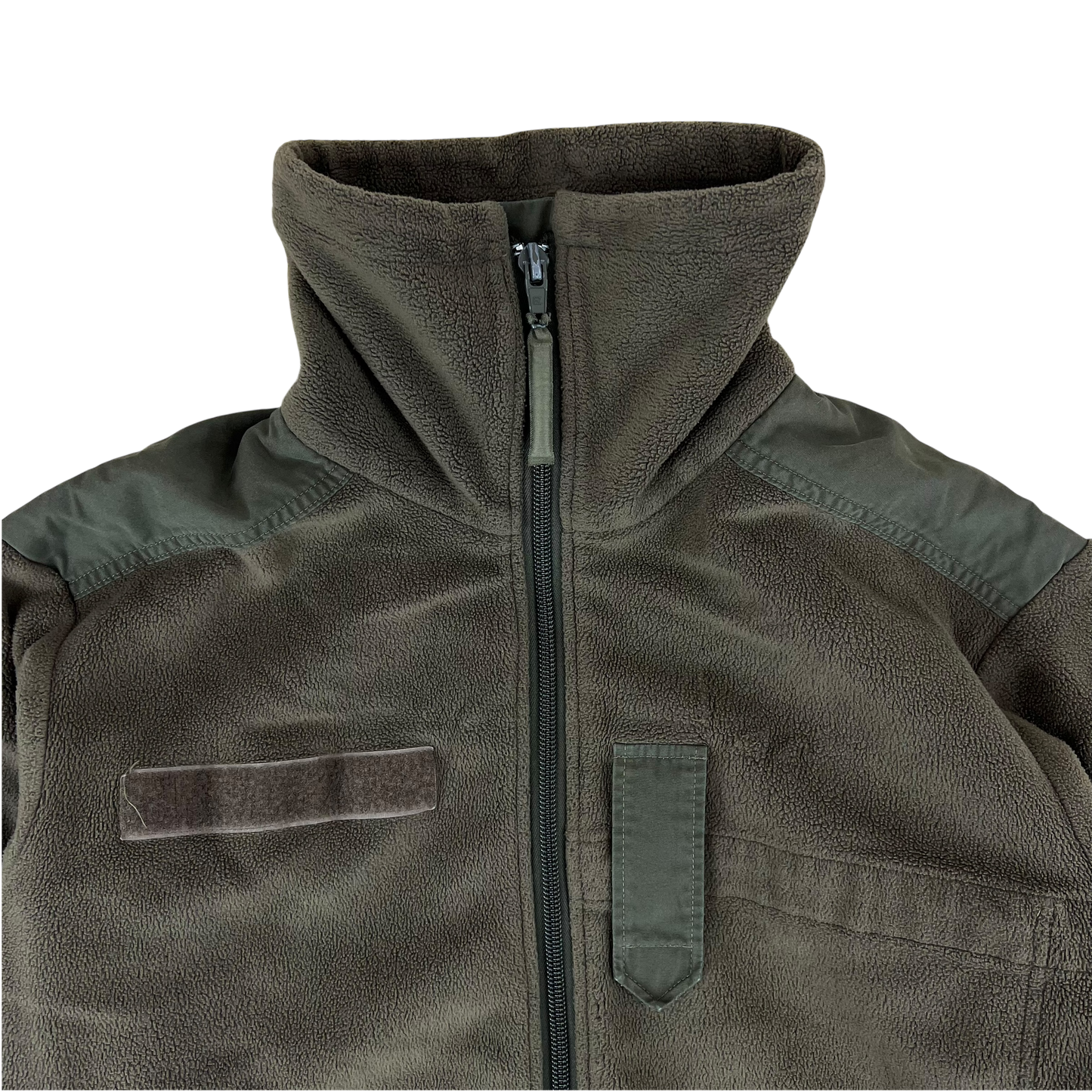 Austrian Army Olive Fleece Cardigan - Medium 96-100 III/IV