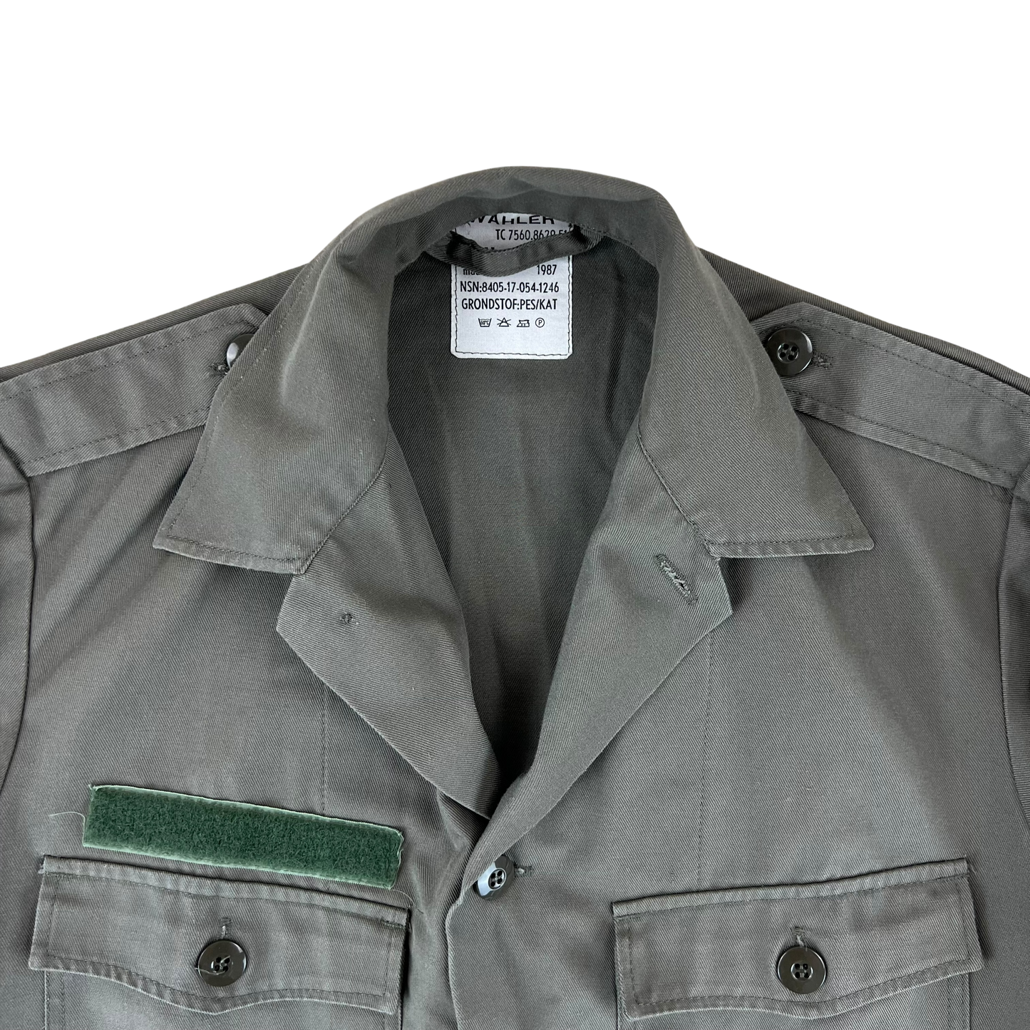Dutch Air Force Field Shirt Jacket Grey Long Sleeve - Medium
