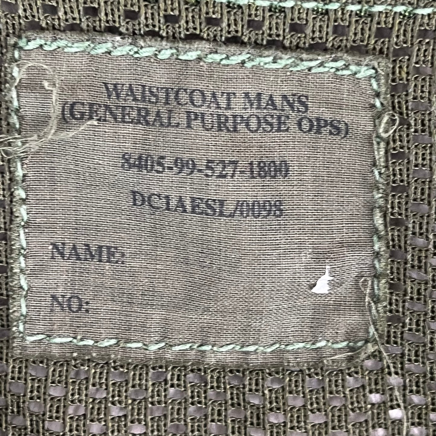 British Army Waistcoat Tactical Vest DPM Camouflage GP OPS