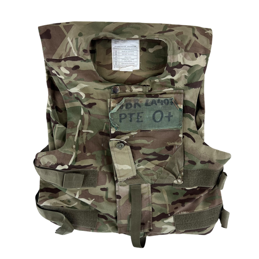 British Army MTP Camouflage Body Armour Cover Vest - Large