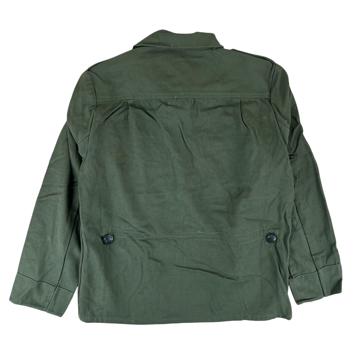Bulgarian People's Army Cotton Olive Green Cossack Shirt - Medium