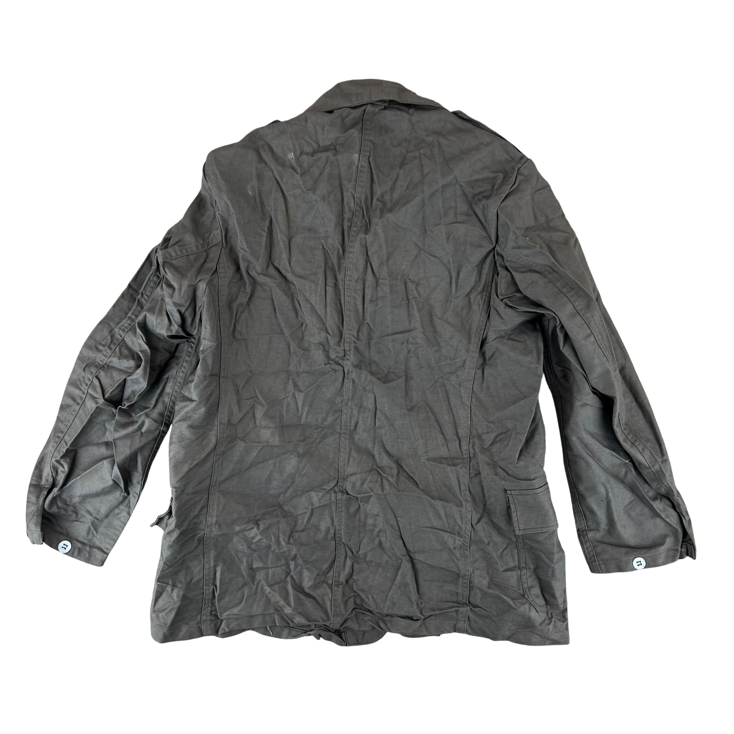 Swedish Army M40 "Grötrock" Brown Work Jacket - Large