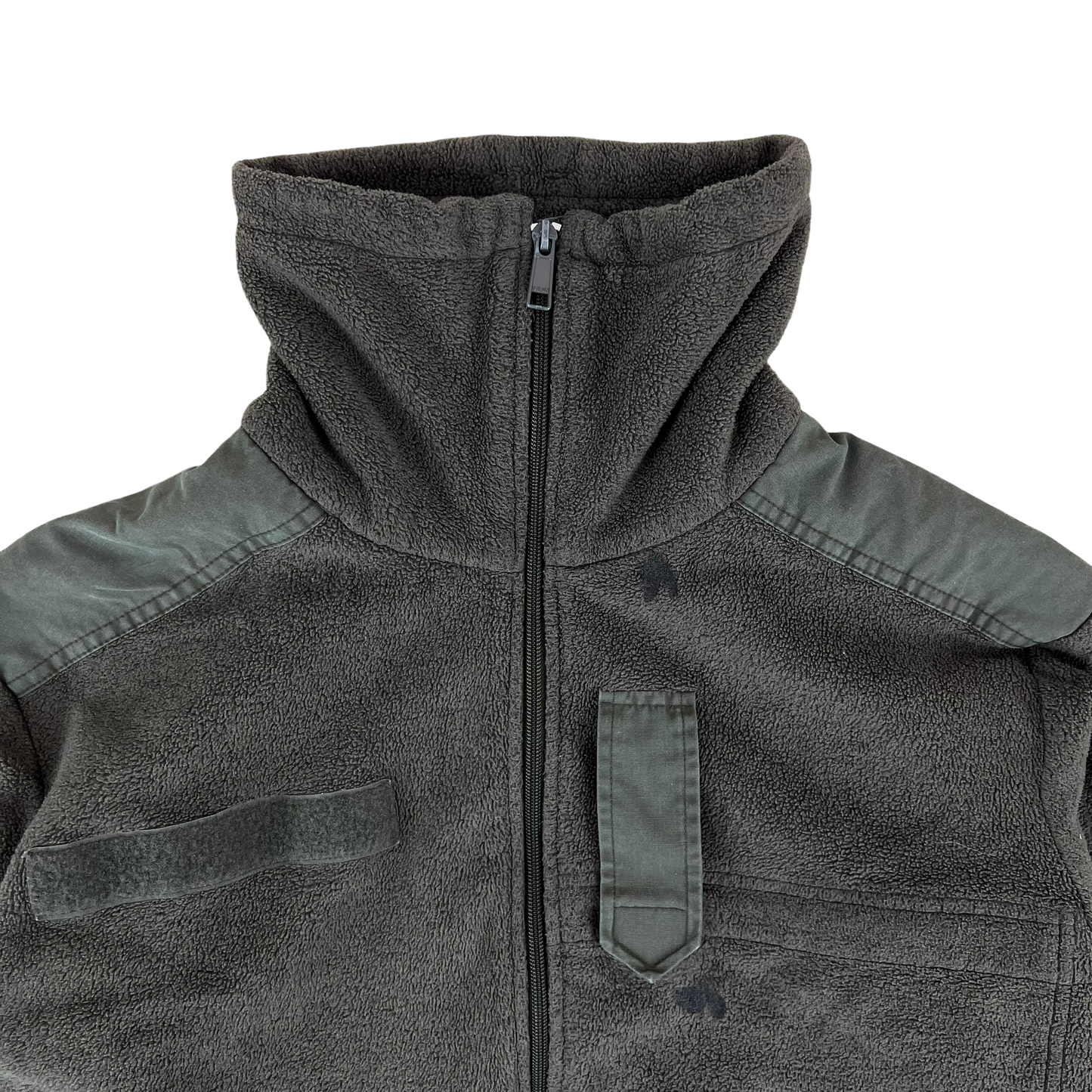 Austrian Army Olive Fleece Cardigan - Small 88-92 III/IV