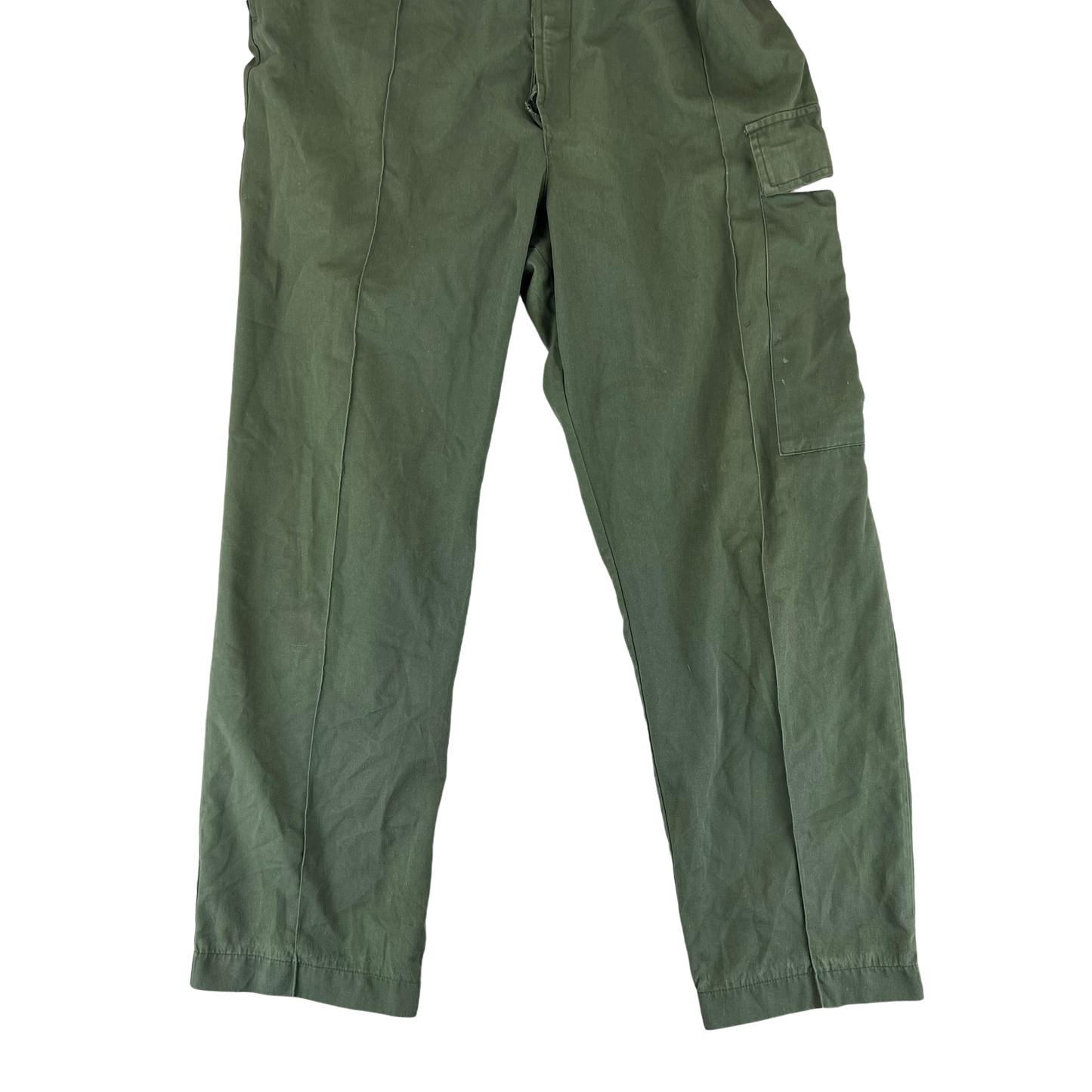 British Army Cotton Work Coveralls Olive Green w/ Patch - Medium 180/100