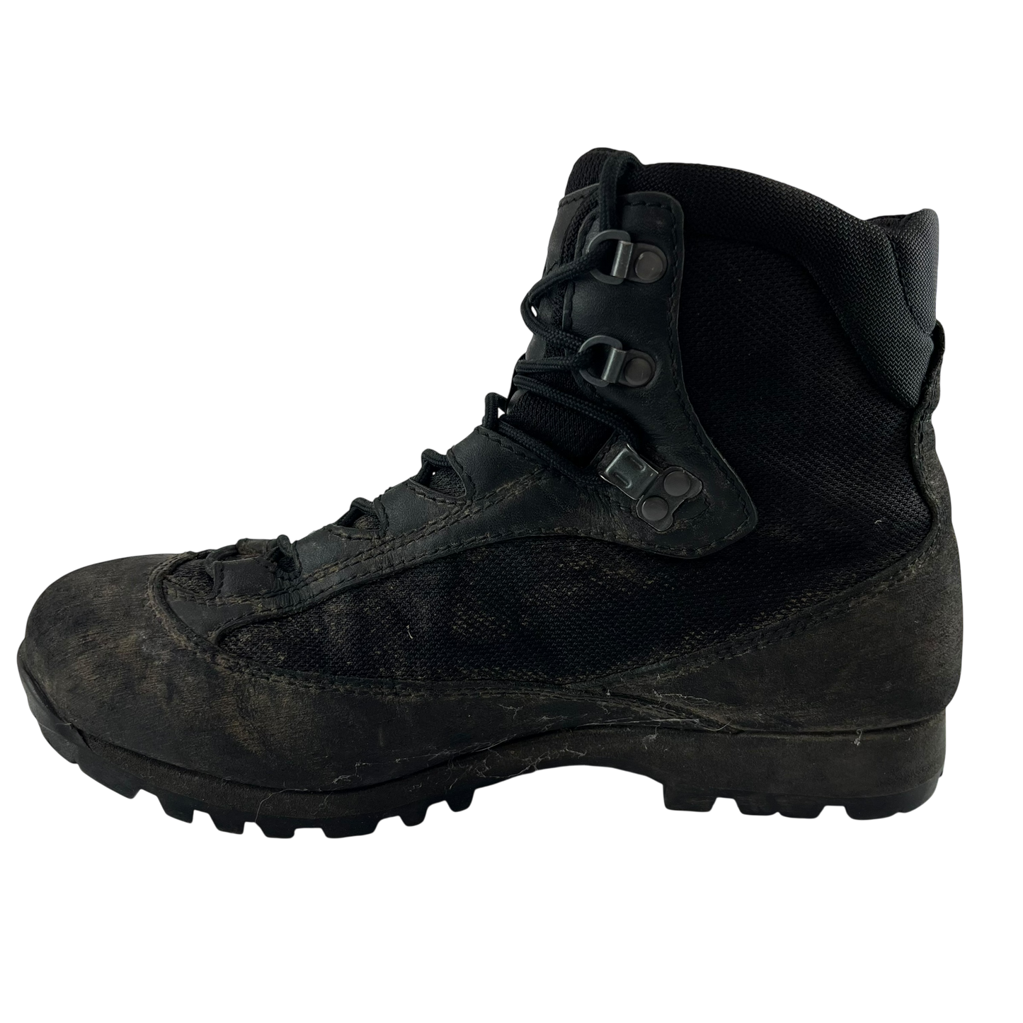 British Army AKU Black Combat Boots - Size 8M