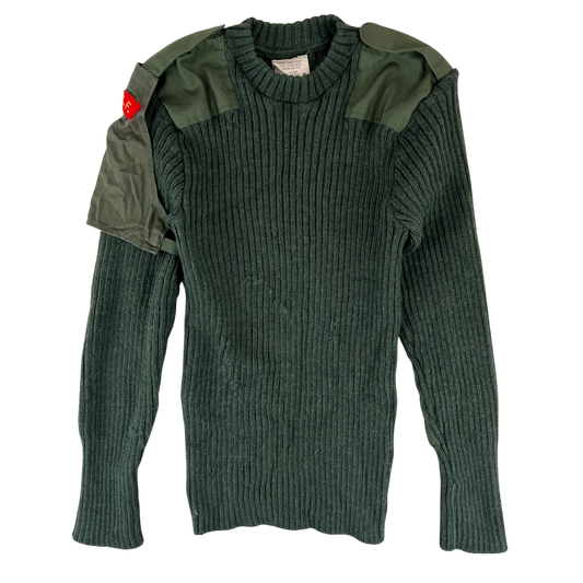 British Army Olive Green Pullover Jumper - Medium 100cm