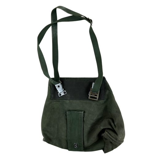 Swedish Army M51 Bag Gas Mask Haversack Olive Green Canvas