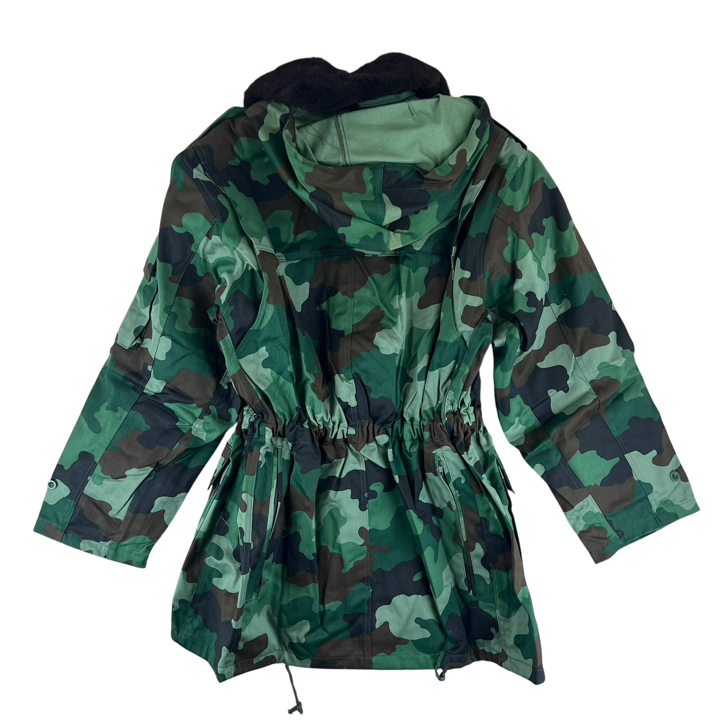 Serbian Army M93 Oak Leaf Camouflage Parka w/ Thermal Liner - Medium 172/100