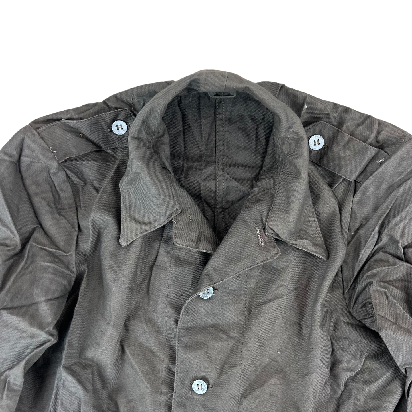 Swedish Army M40 "Grötrock" Brown Work Jacket - Large