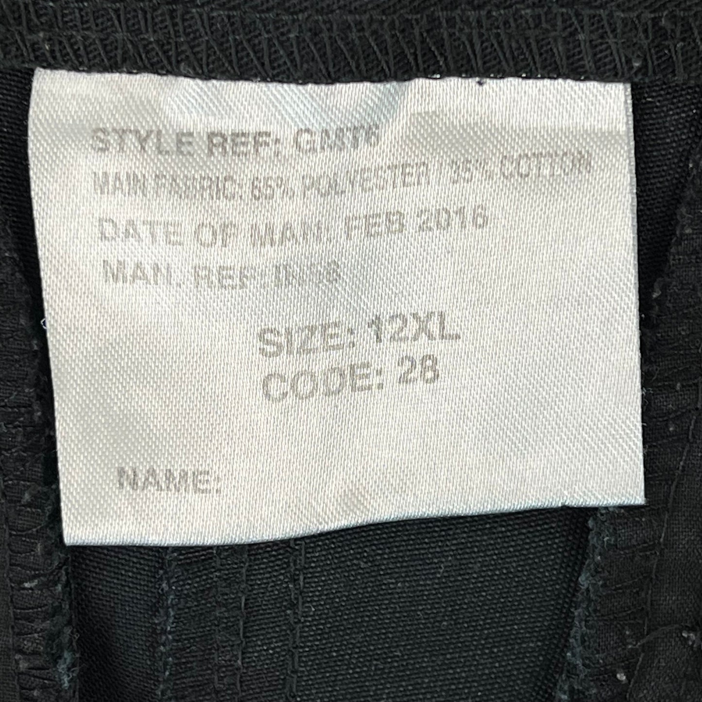 British Police Women's MoD Black Utility Trousers - W32 L31.5